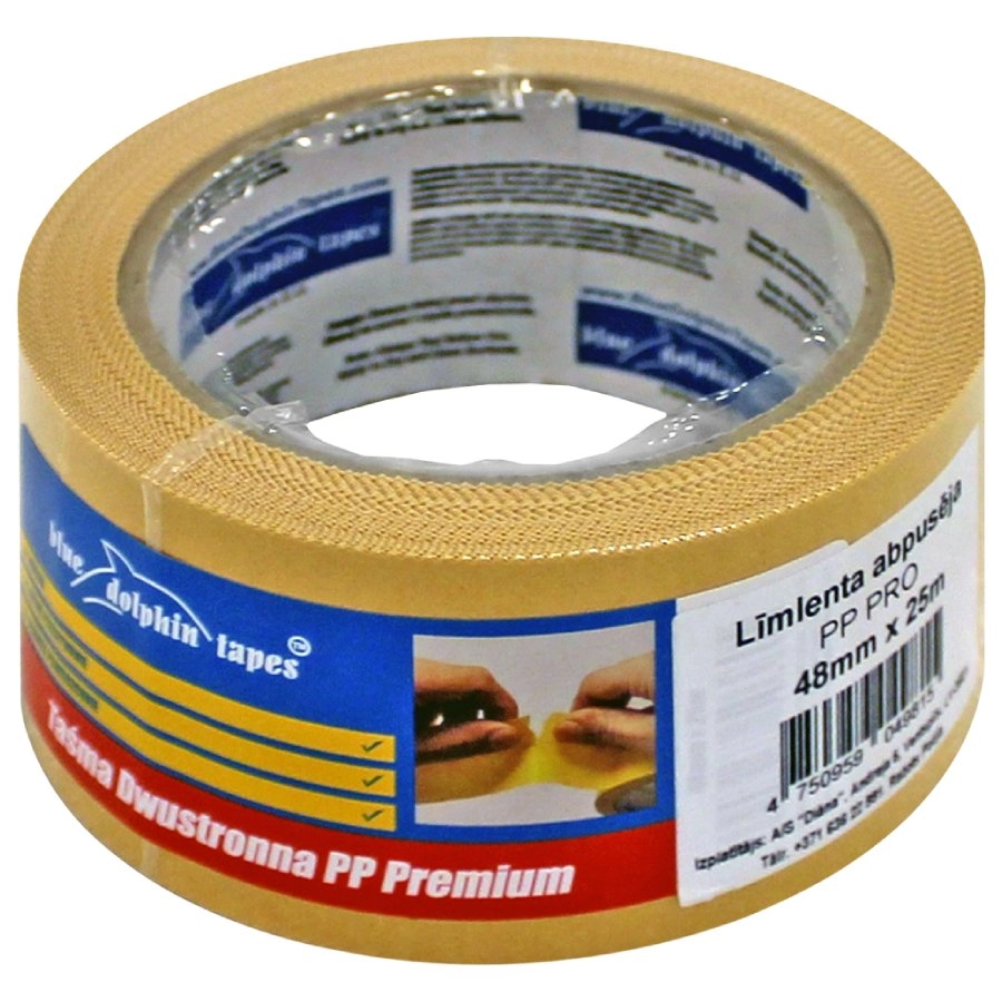 Līmlenta abpusēja PP PRO 48mm 25m