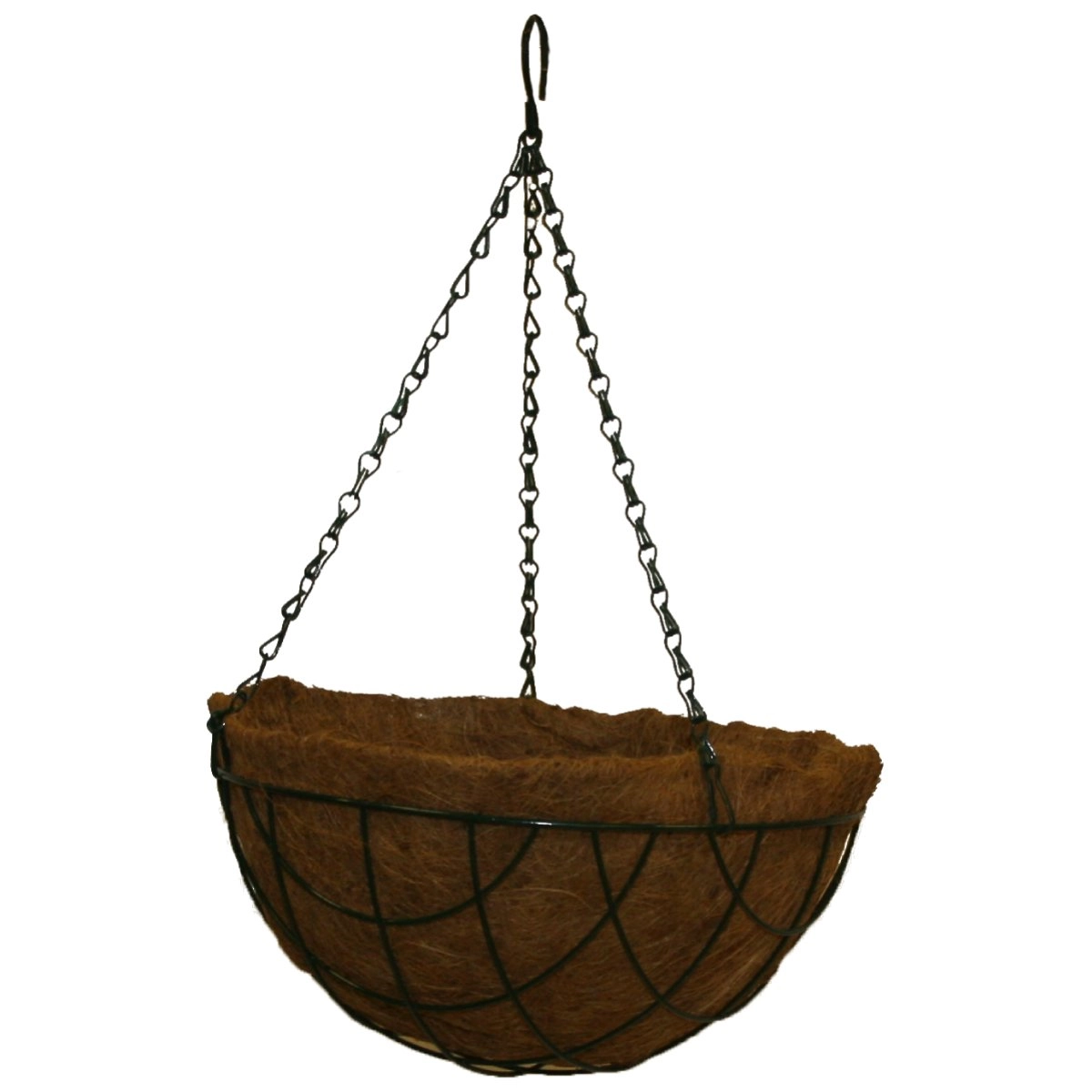 Puķu pods karināms kokosa 40cm 9055649