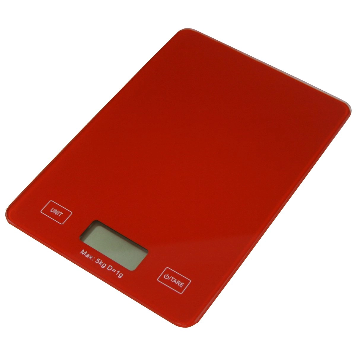 Svari virtuves digitālie 5kg sarkani 9082201