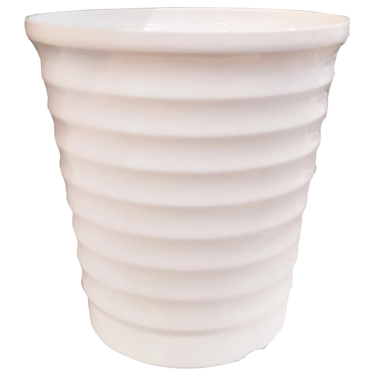 Puķu pods plastmasas 35x38cm balts 9098400