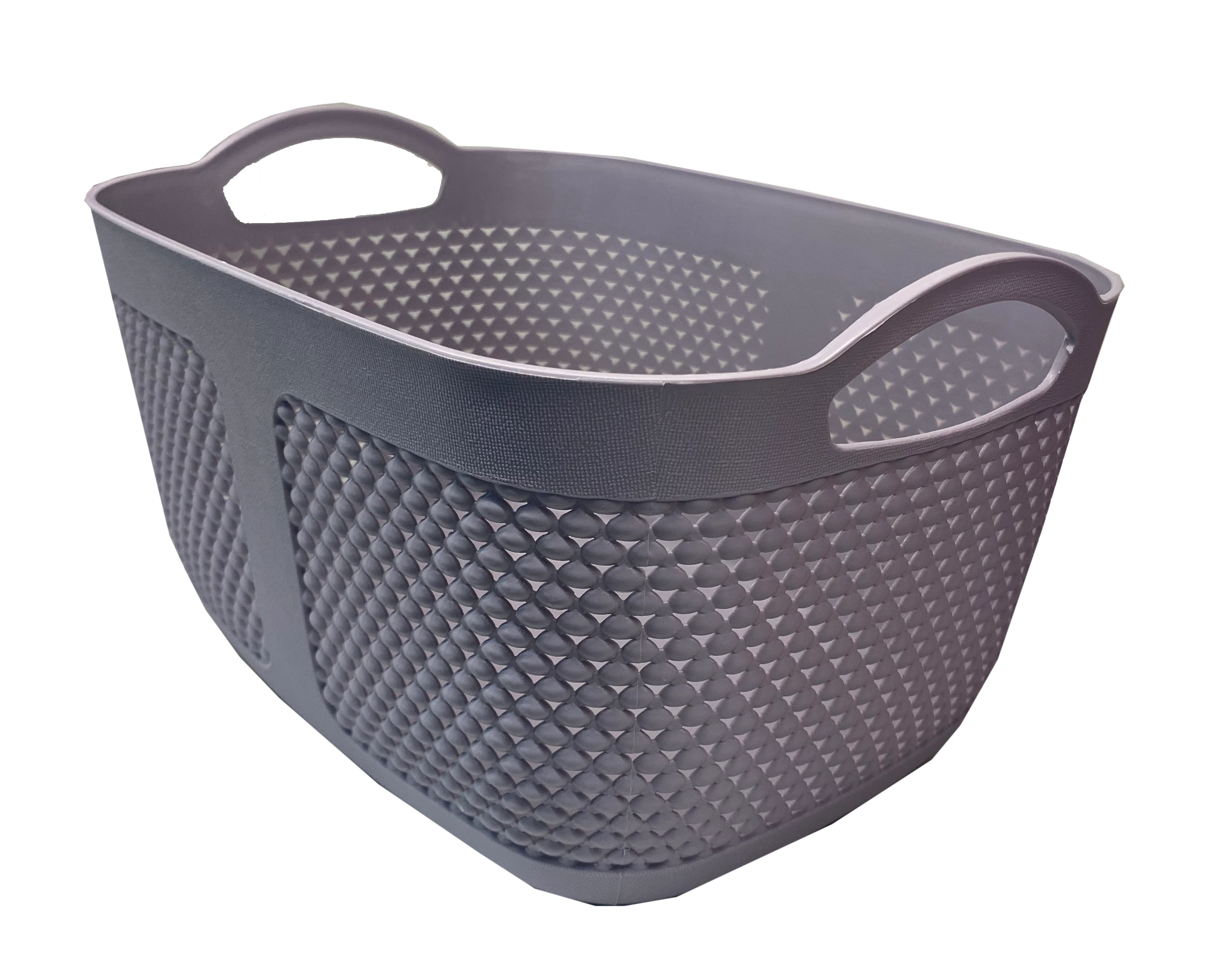 Groziņš plastmasas Olivia 35x25x21cm pelēks 9104071