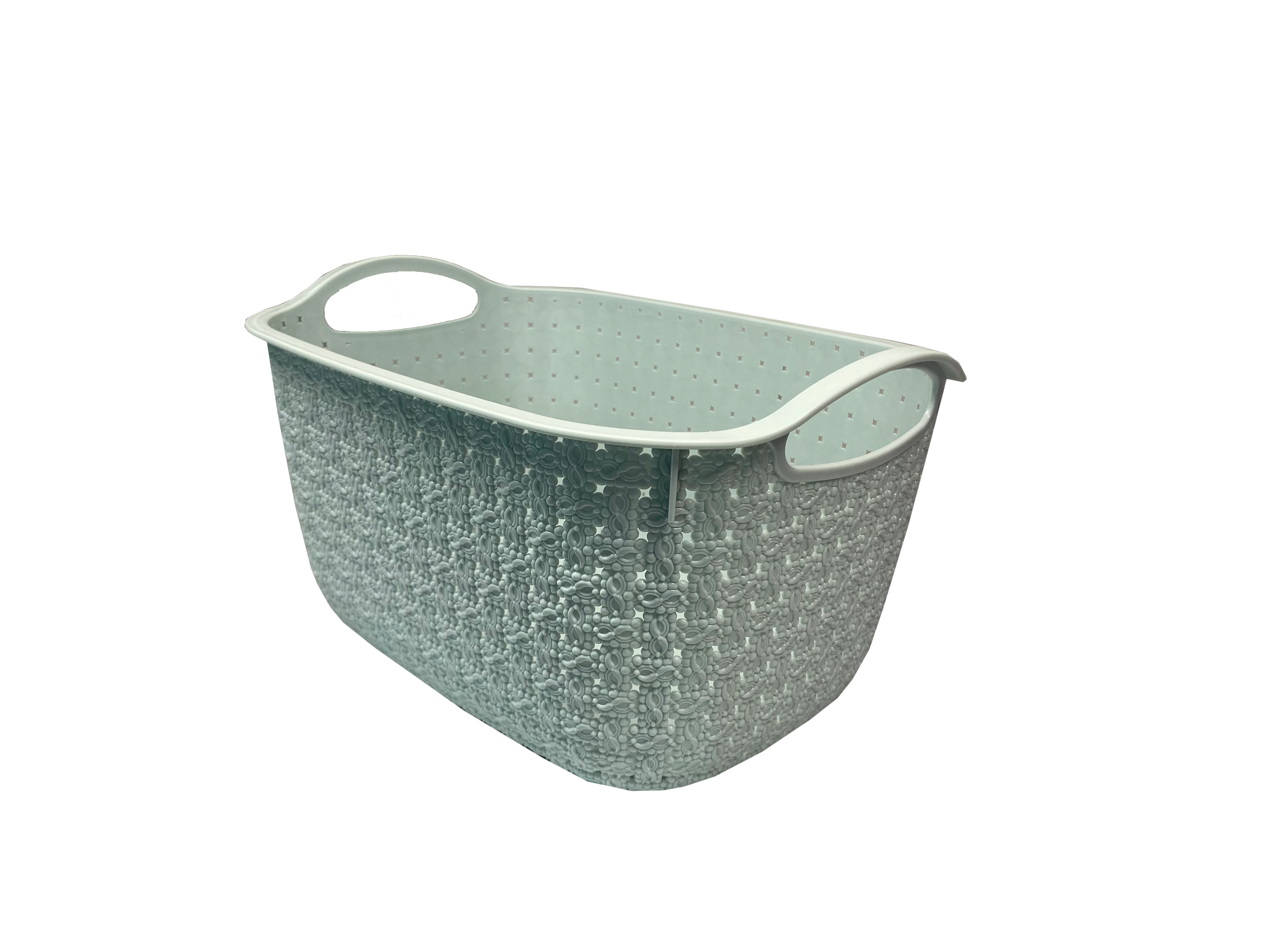 Groziņš plastmasas Village 37x27x22cm  zils 9104170