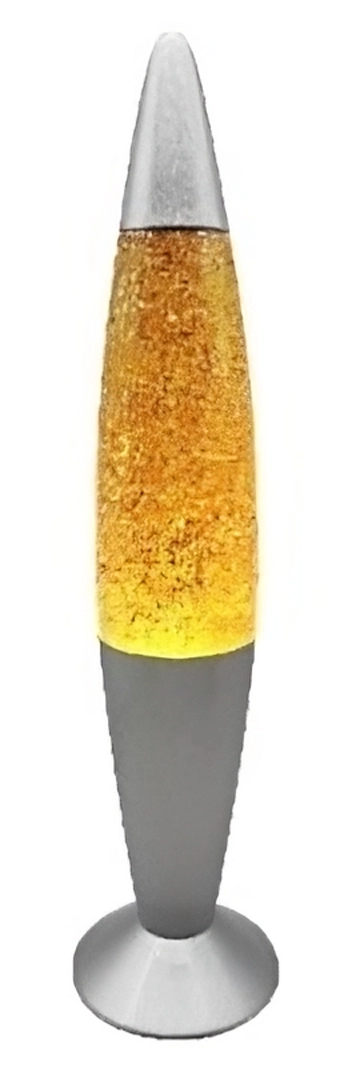 Dekoratīva lavas galda lampa  5W  zelta