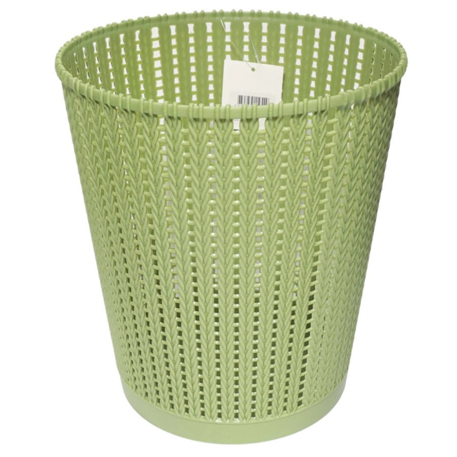 Papīrgrozs plastmasas 10L Ruuby  zaļš 9119549