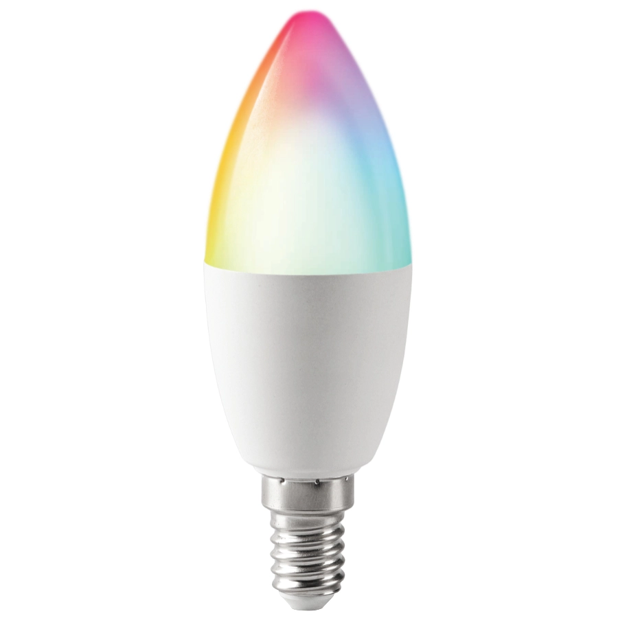 LED spuldze 6W C37 E14 3000k