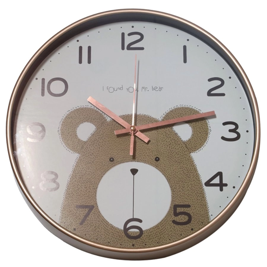 Pulkstenis bērnu sienas 30cm  lācis 9121238