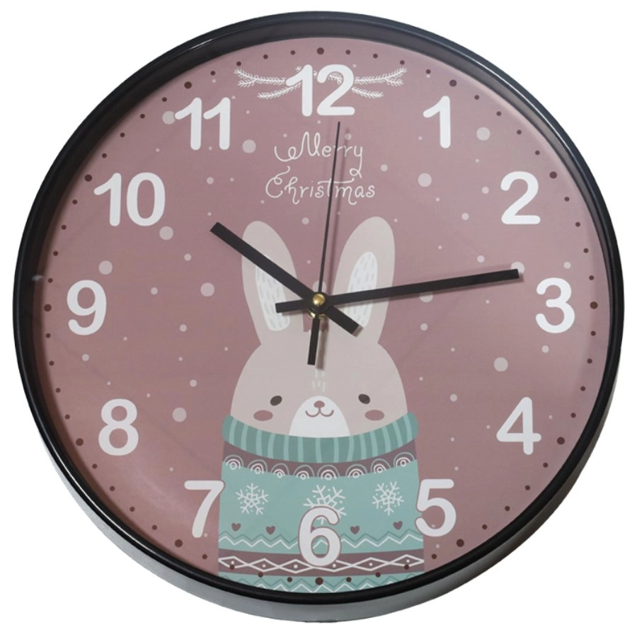 Pulkstenis bērnu sienas 30cm zaķis 9121290