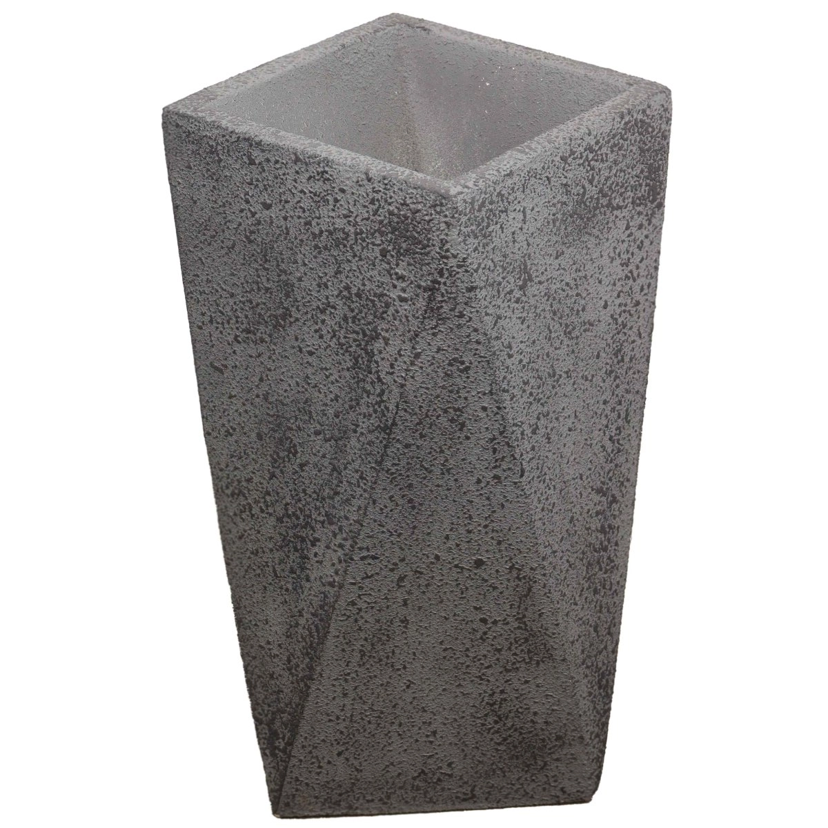 Puķu pods stiklšķiedras ģeometriskas formas 40x40x60cm