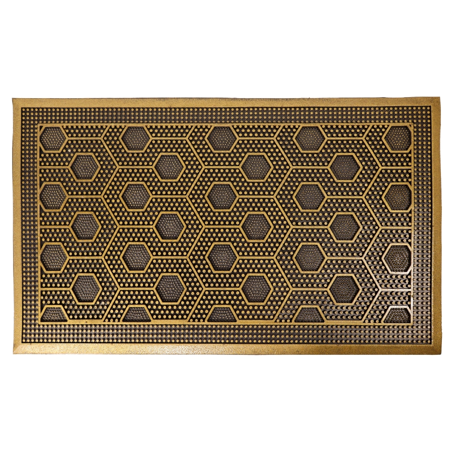 Kājslauķis 45x75cm gumijas zelta brūns 9134443