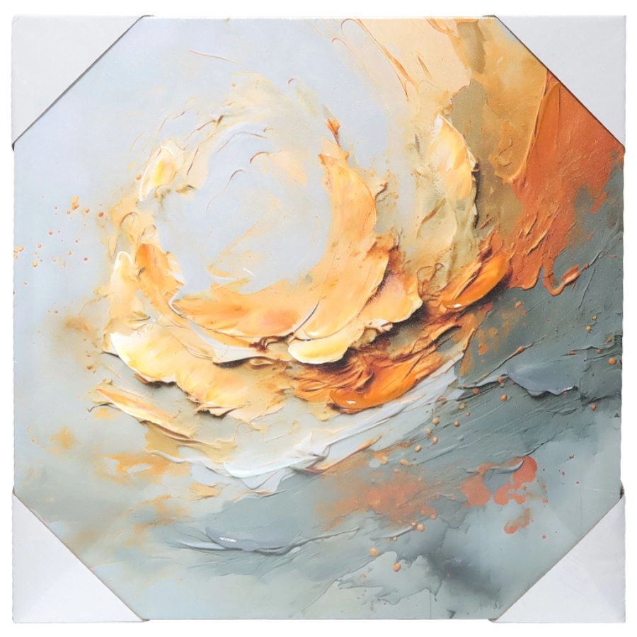 Kanva ar apdruku 3D  50x50cm  Abstrakcija