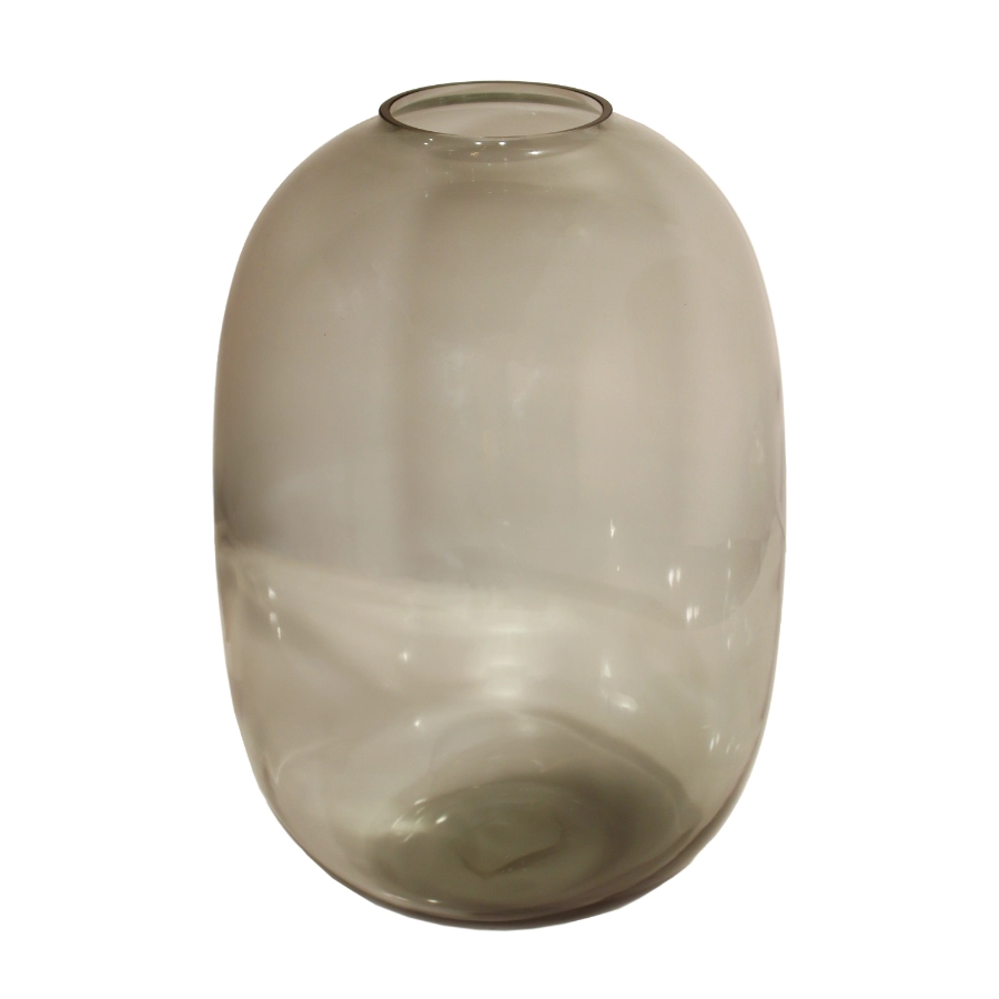 Vāze stikla 30cm dūmakaini brūna 9135747