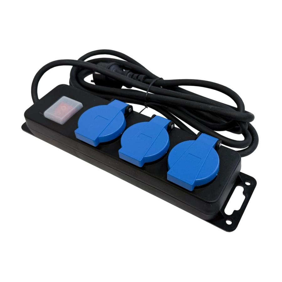 Extension cord outdoor 3-seater IP44 a/z