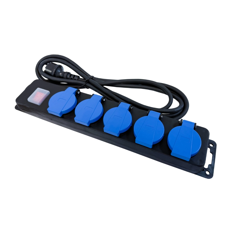 Extension cord outdoor 5-seater IP44 a/z