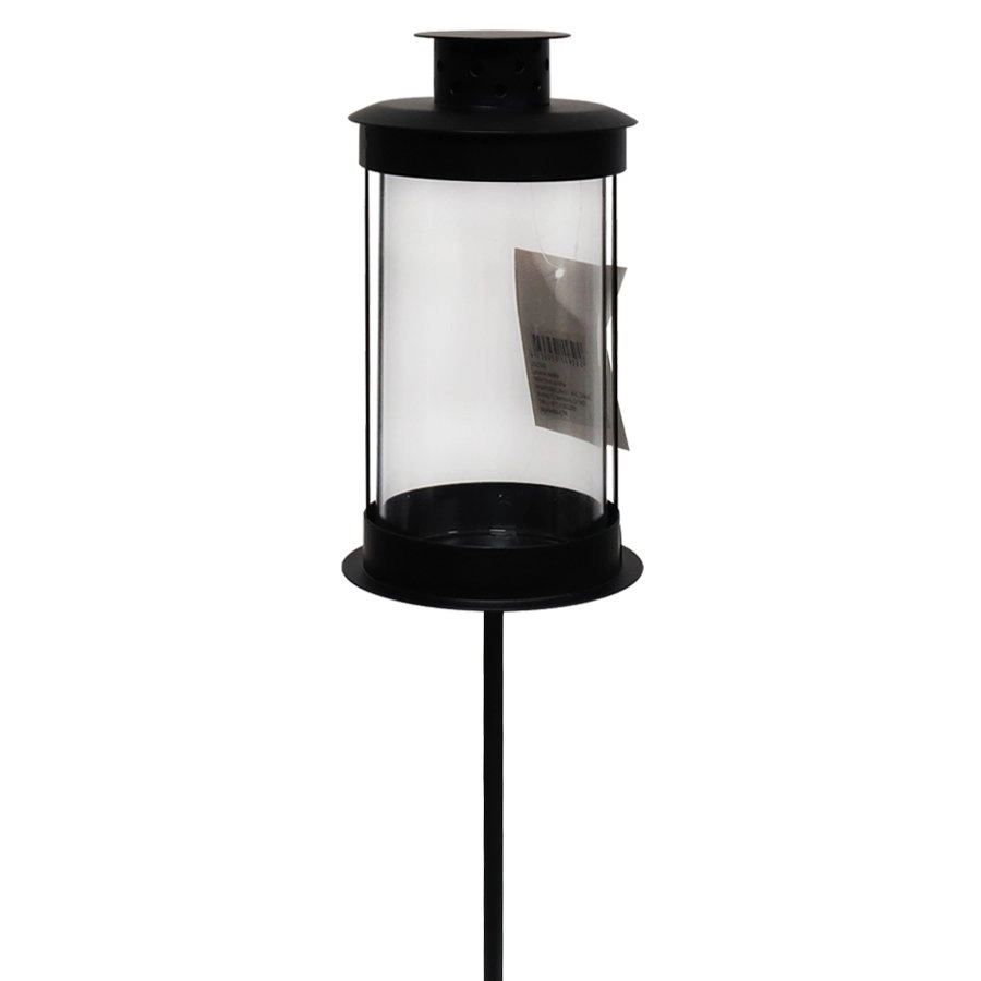 Lantern metal 9x9x16cm on a stem