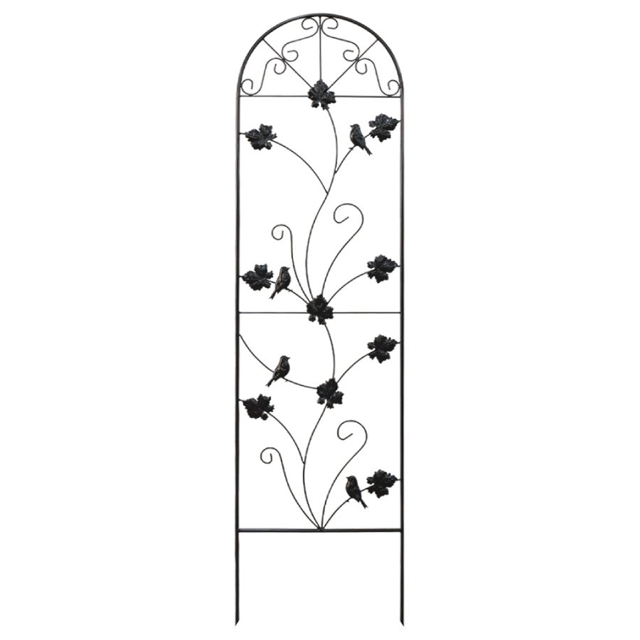 Decorative grid metal 43x162cm black 9154526