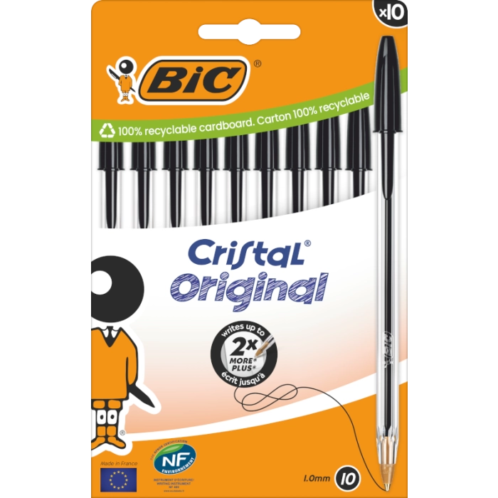 BIC 516353 ballpoint pen Black Stick