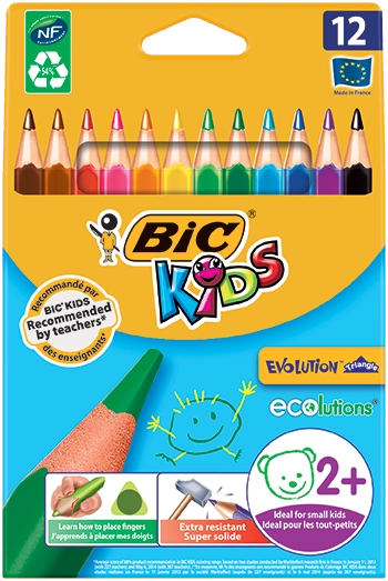 BIC Kids Evolution Triangle Multicolour 12