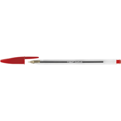 BIC Cristal Medium Red Stick ballpoint