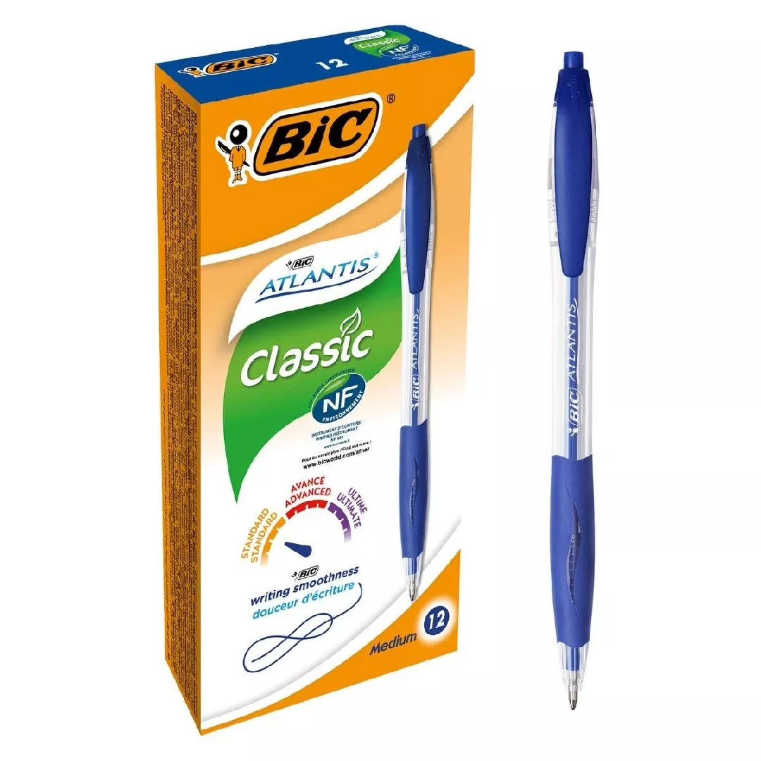 BIC Atlantis Classic Blue Twist retractable