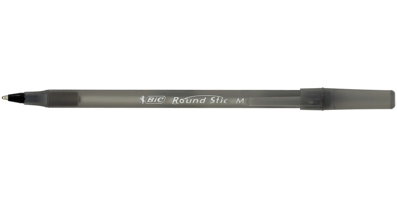 BIC Round Stic Black Stick ballpoint