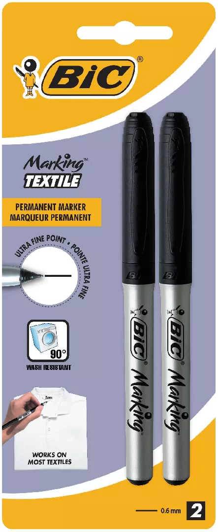 BIC 933872 marker 2 pc(s) Black