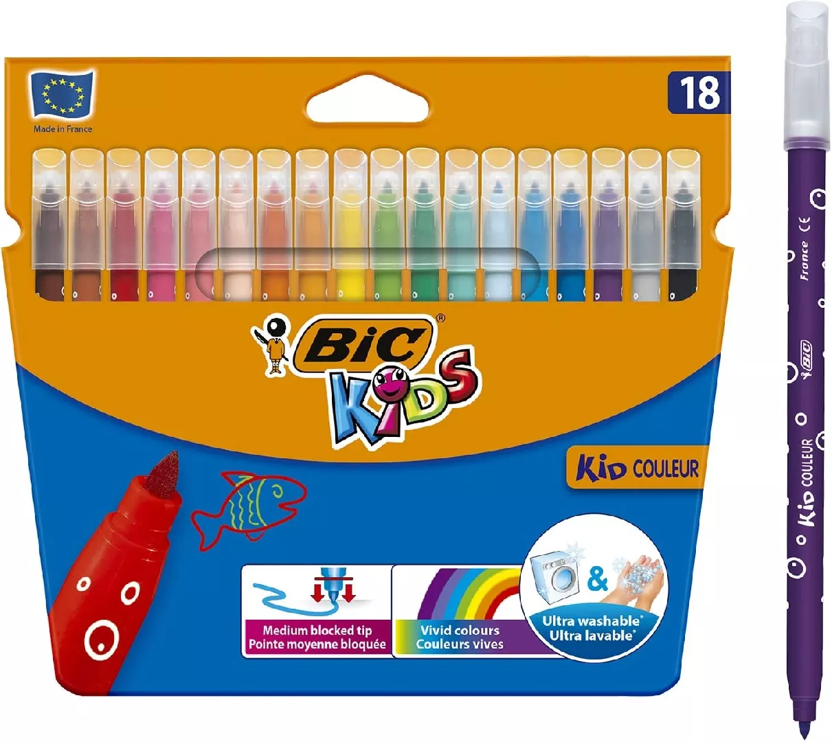 BIC 937508 felt pen Medium Assorted