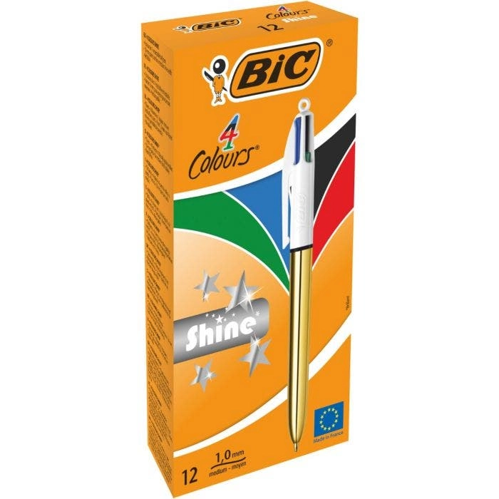 BIC 982878 ballpoint pen Multicolour Clip-on