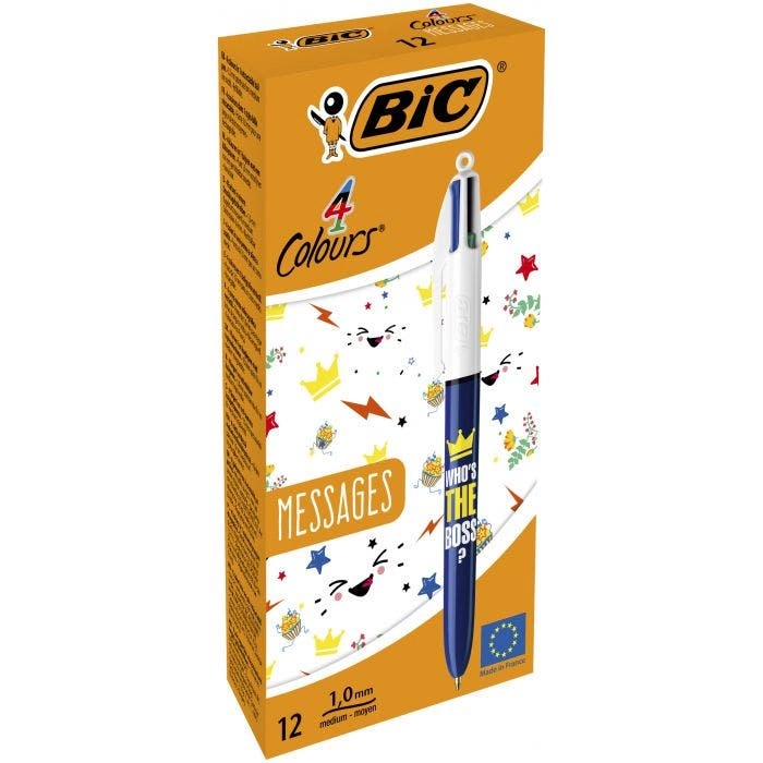 BIC 992563 ballpoint pen Black Blue