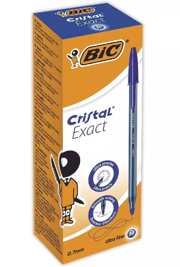 BIC Cristal Exact Blue Stick ballpoint