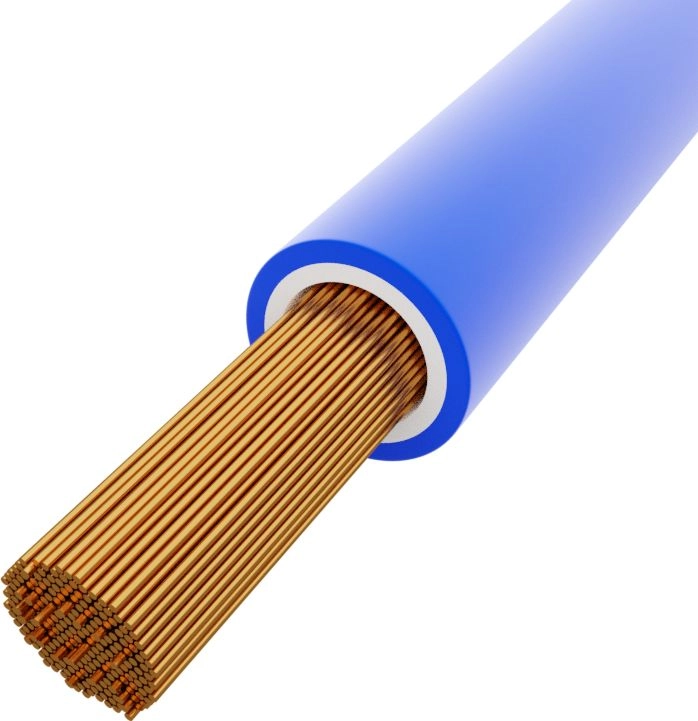 BITNER Cable 6mm2 blue H07V-K 100m