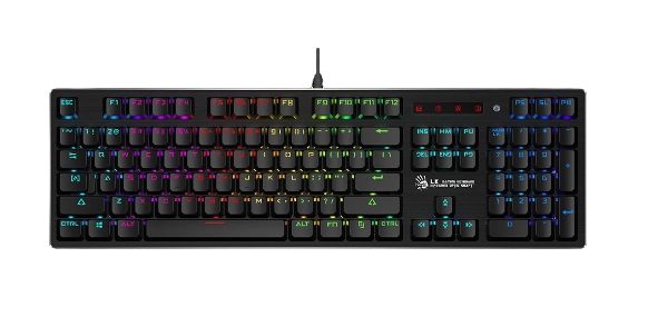 BLOODY B820R tastatūra Speļu USB QWERTY Angļu Melns