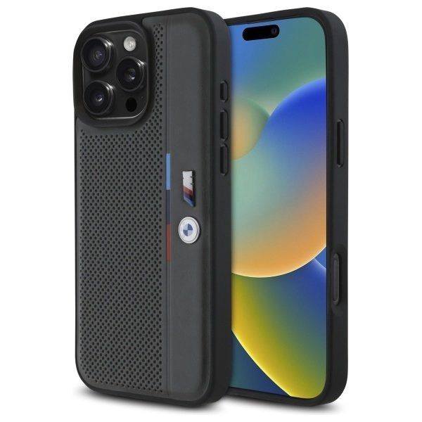 Etui BMW M Perforated Tricolor Detail