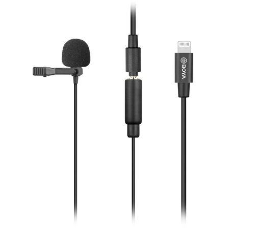 BOYA BY-M2 microphone Black Lavalier/Lapel microphone