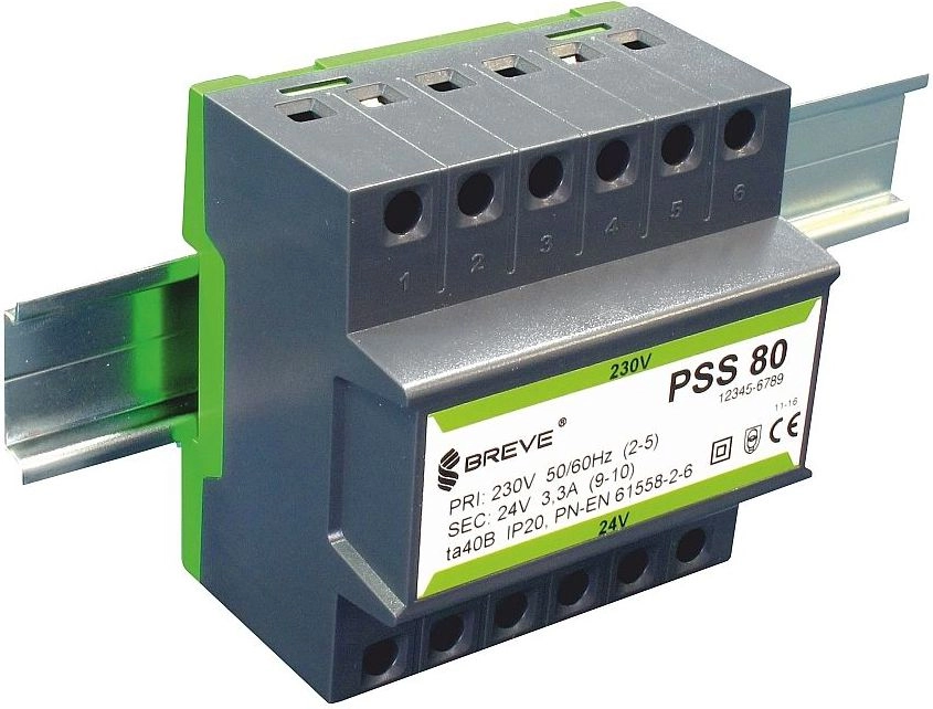 BREVE Transformer PSS 63N 230/24V for