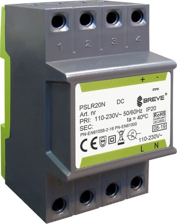 BREVE Switching power supply PSLR 20