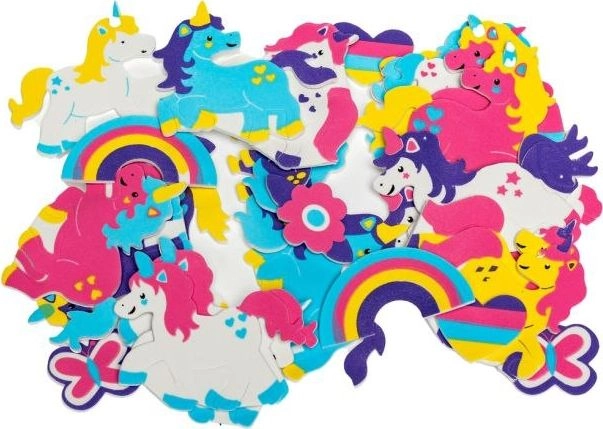 Unicorn foam stickers 28 pcs AA176BRW