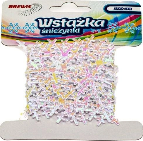 BREWIS Wstążka satynowa WX1 śniezynki Brewis