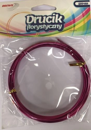 BREWIS Drucik Florystyczny 3m DF6 różowy