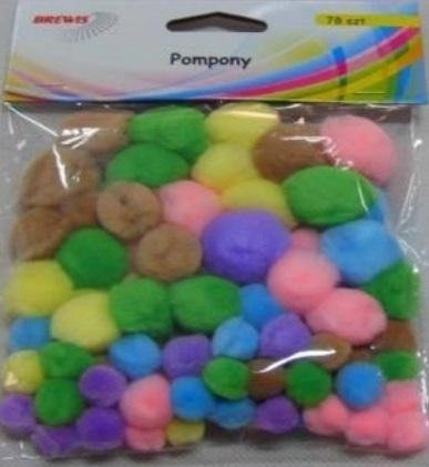 BREWIS Pompony pastelowe POM02 ( BREW0237