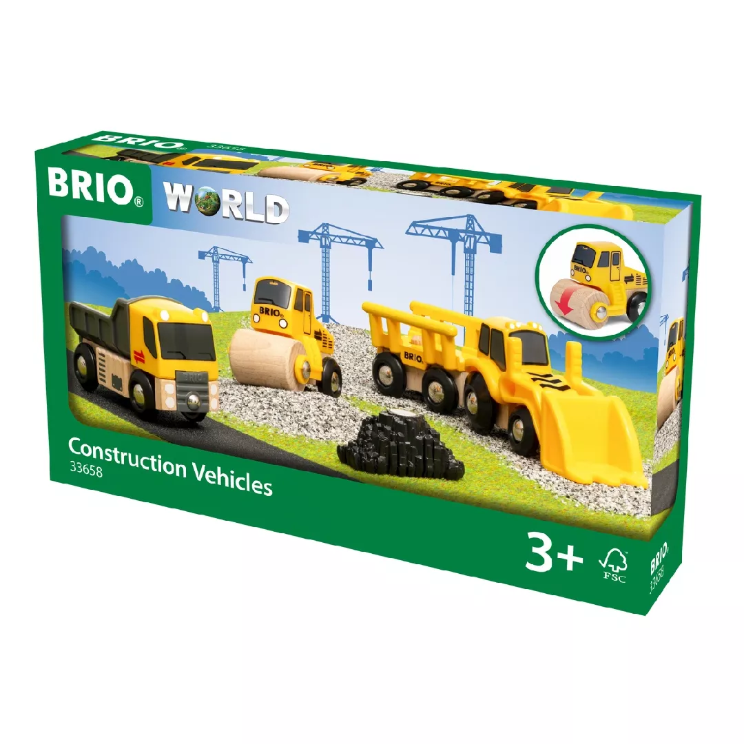 BRIO Baustellenfahrzeuge 1175044 33658 7312350336580