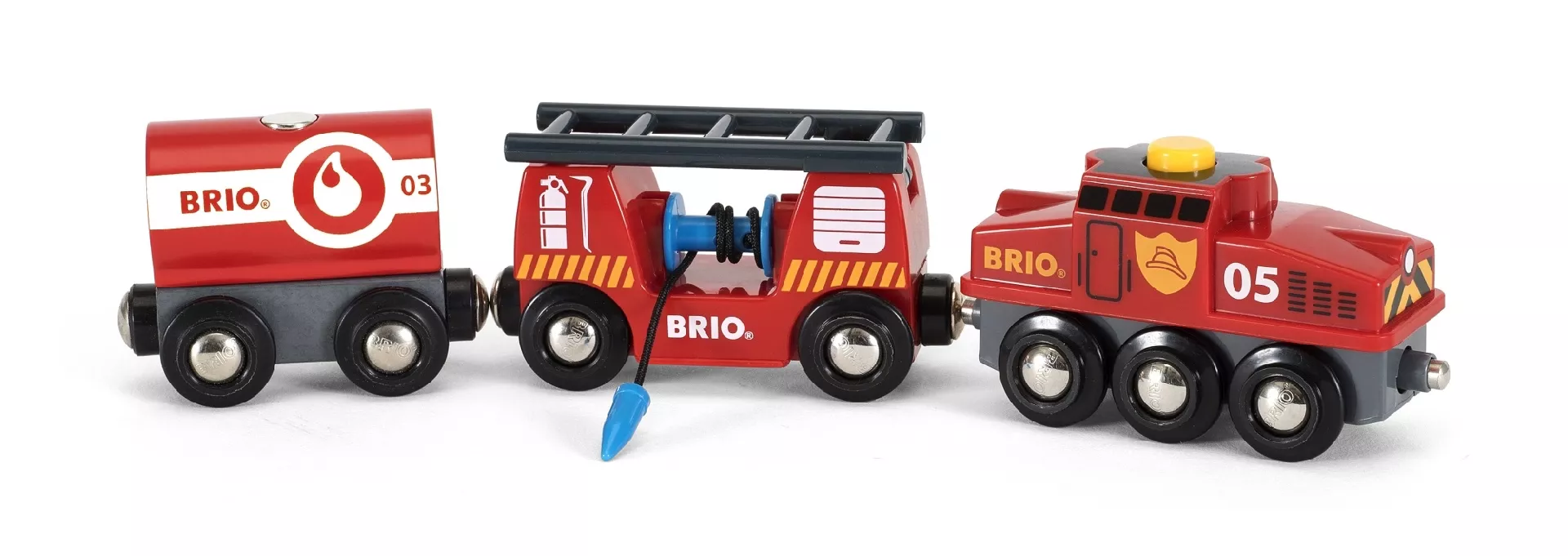 BRIO Rescue Firefighting Train 1026903 33844