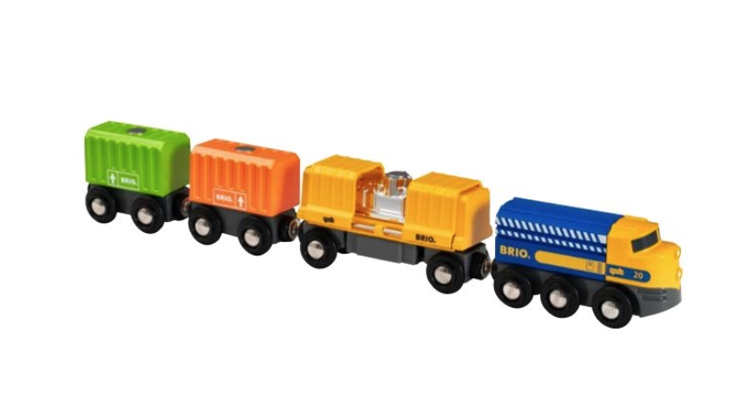BRIO Three-Wagon Cargo Train 1151165 33982