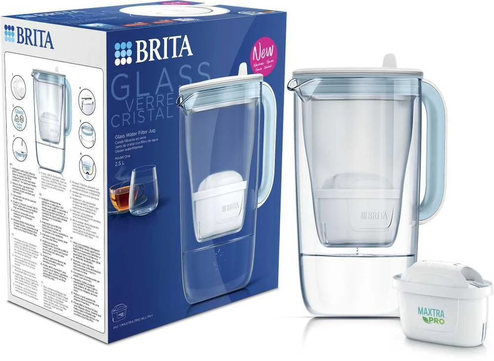 Stiklinis vandens filtravimo ąsotis BRITA GLASS