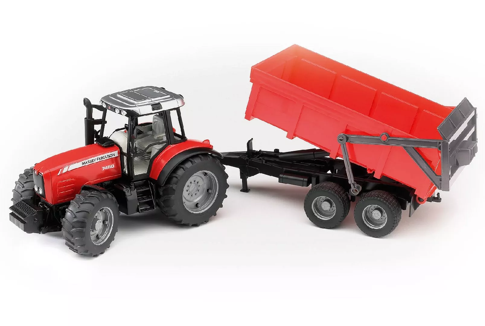 BRUDER Massey Ferguson 7480 with tipping