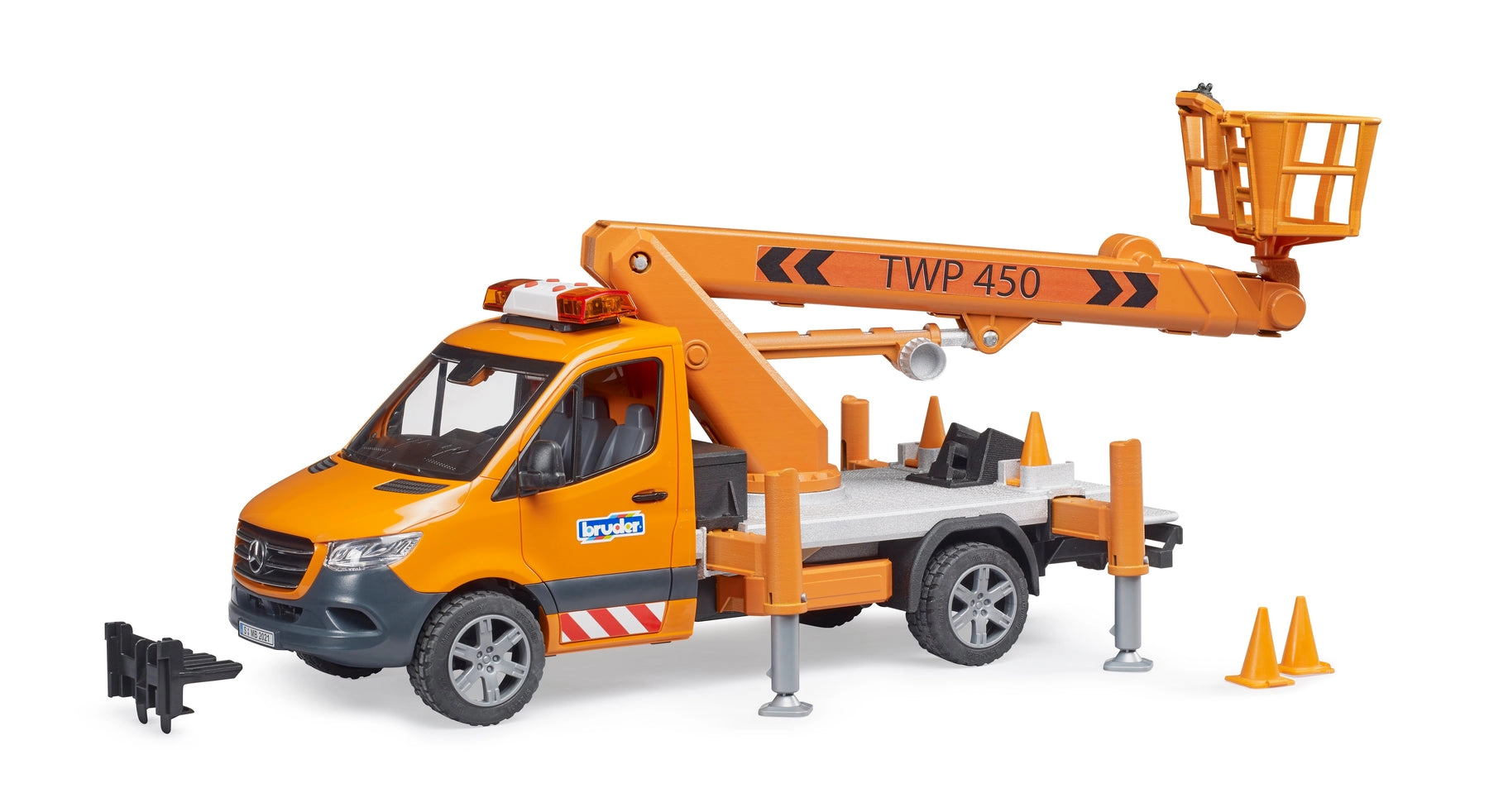 BRUDER MB Sprinter w/Working Platform 02679