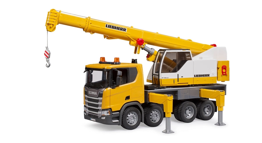 BRUDER SCANIA Super 560R Liebherr Crane