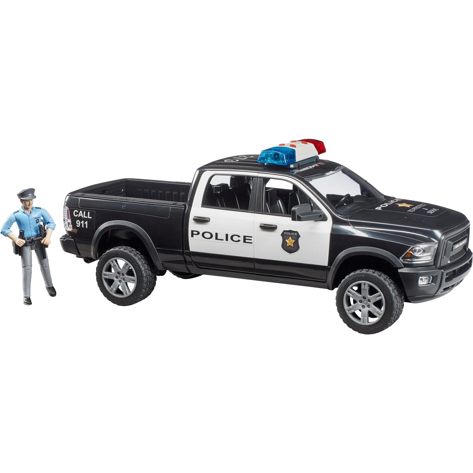 BRUDER RAM 2500 Police Pickup with