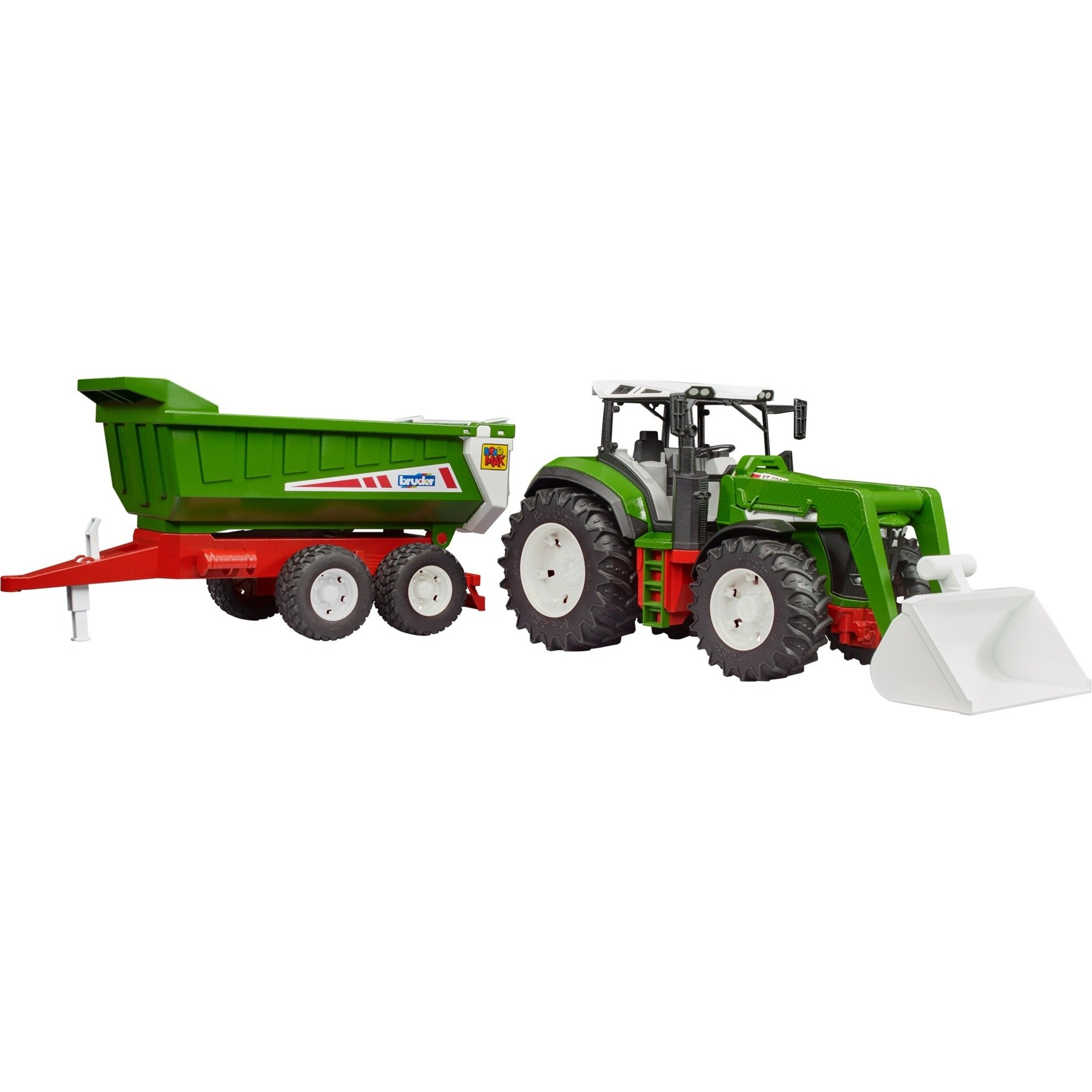Bruder Traktor z ładowaczem czołowym i