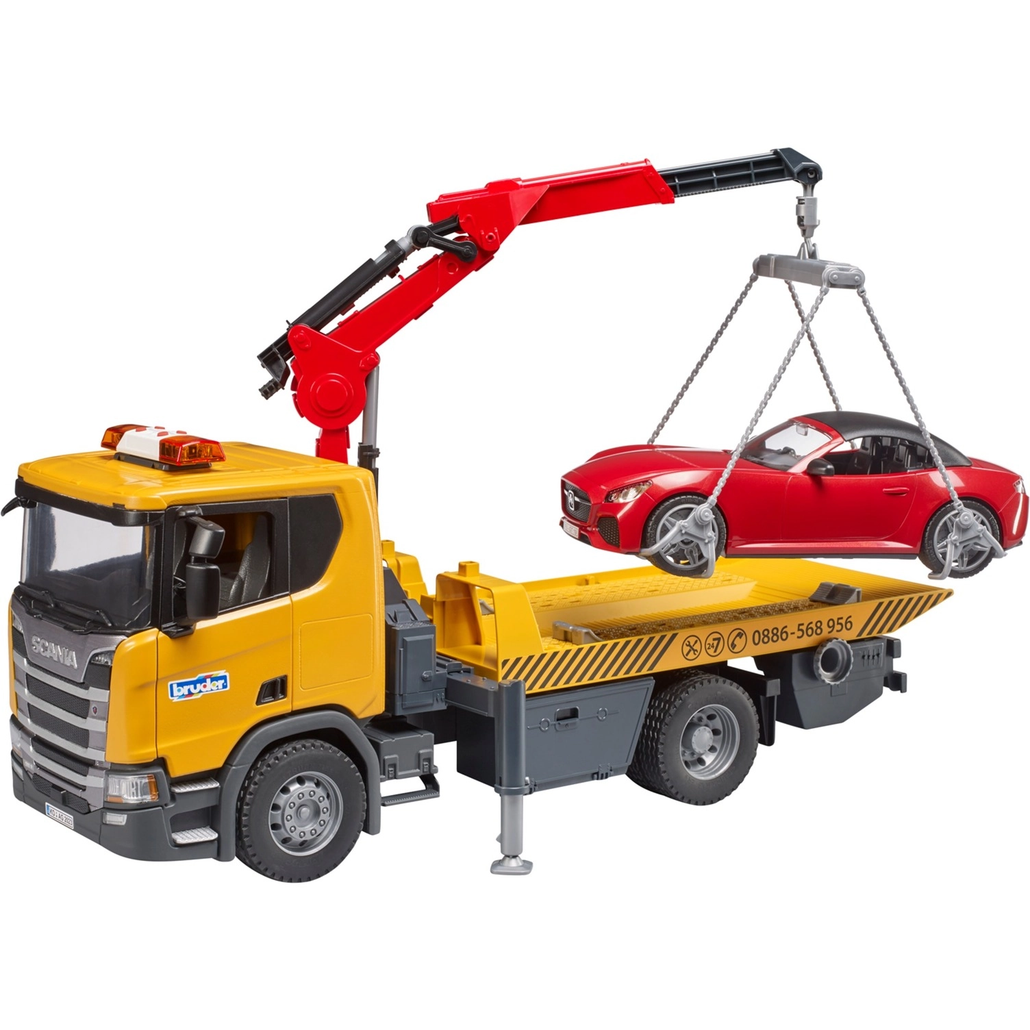 Scania Bruder 3552 trawler with crane