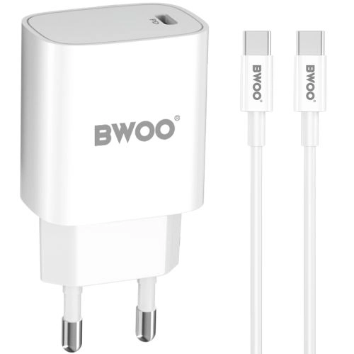 BWOO CDA159 mobilo telefonu lādētājs Type-C